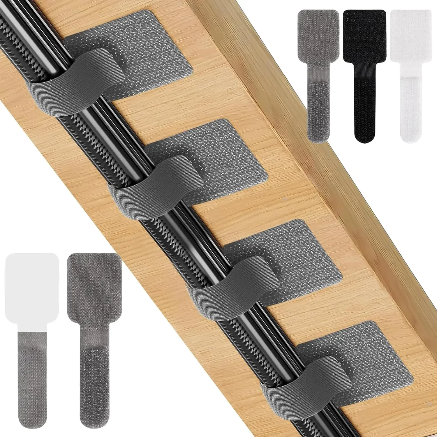 Desk Organizer - Nowe, wielokrotnego użytku opaski kablowe, opaski