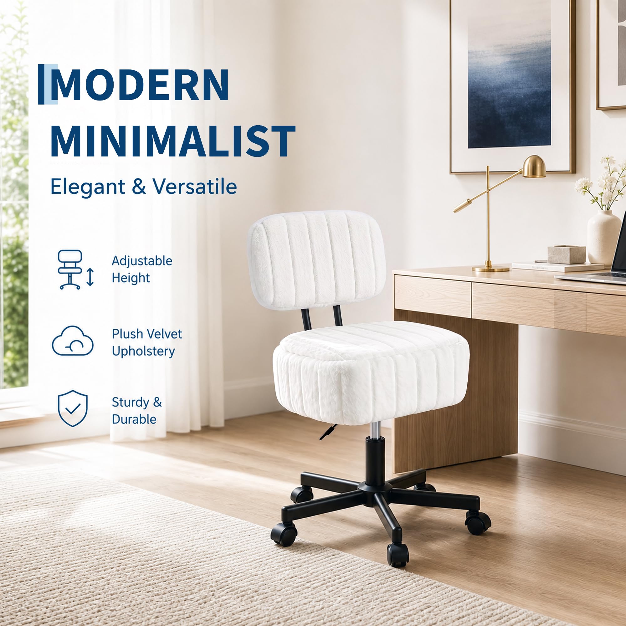Krzesło do toaletki z miejscem – Office Stool recenzja i cena