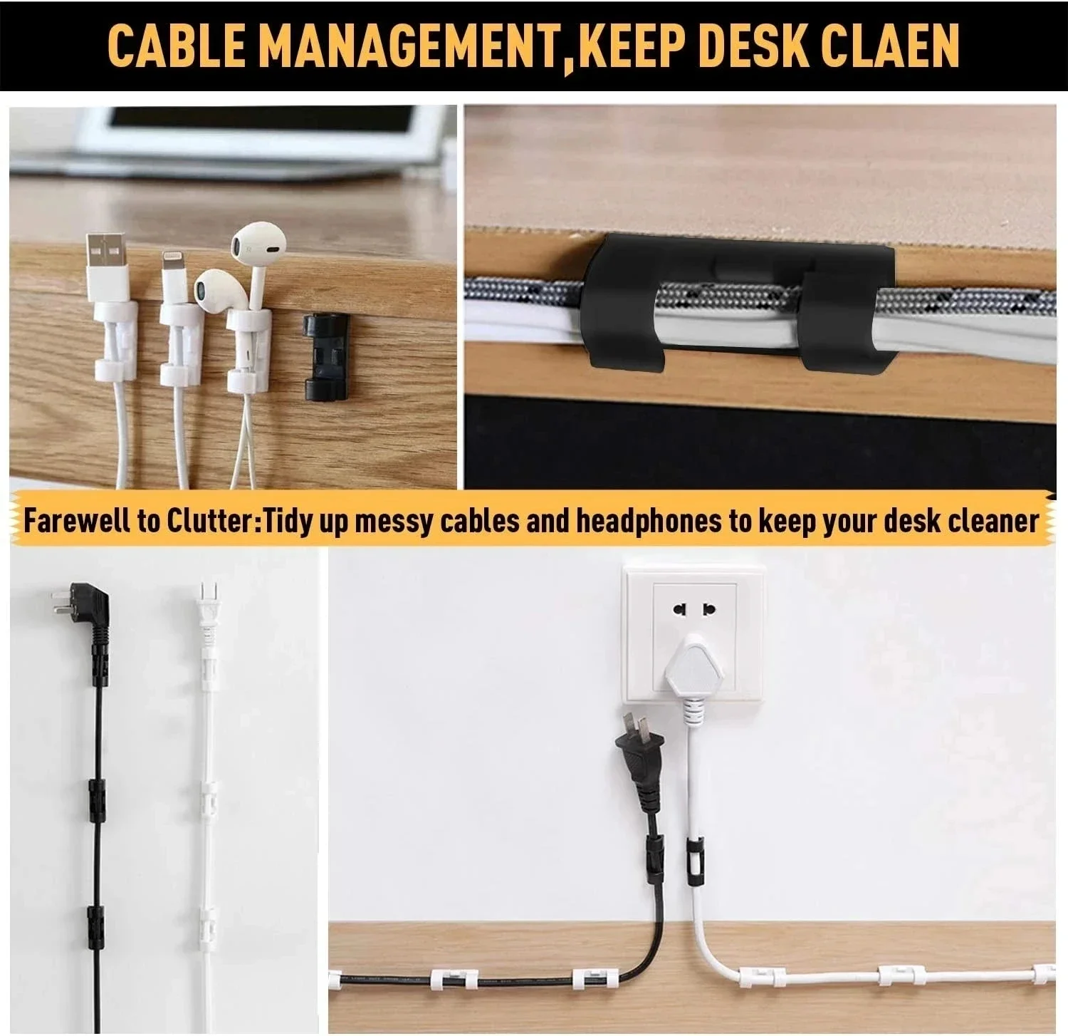 Organizer do kabli, uchwyt do  – Desk Organizer recenzja i cena