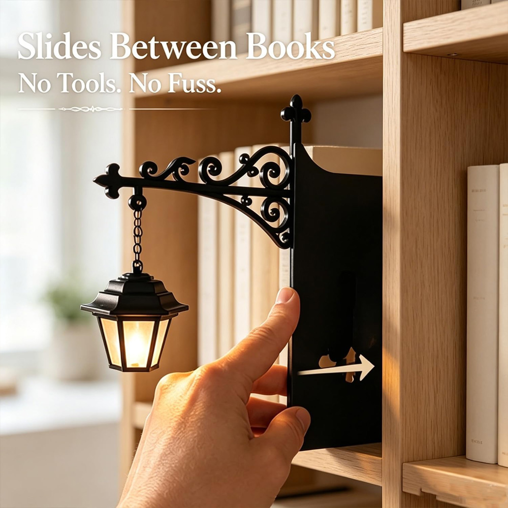 Lampa Biblioteczna Dekoracyjna – Bookshelf recenzja i cena