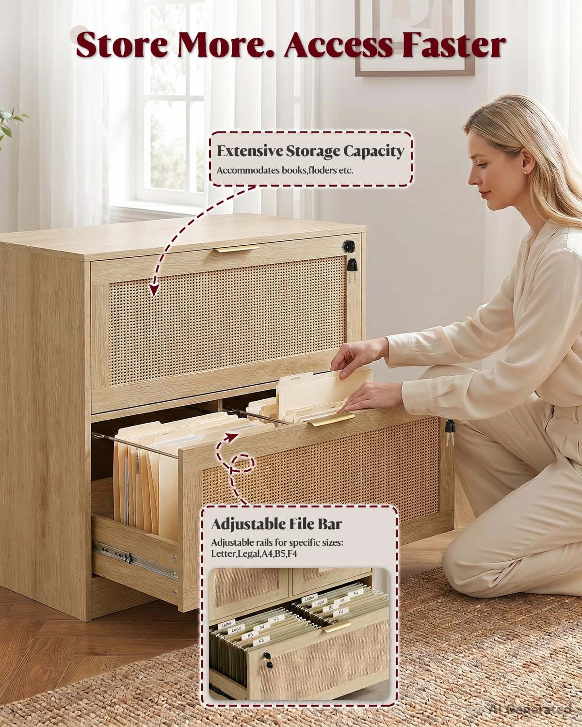 Szafka na dokumenty z dwoma sz – Printer Stand recenzja i cena