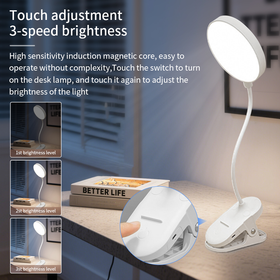Lampka biurkowa LED z klipsem  – Desk Lamp recenzja i cena