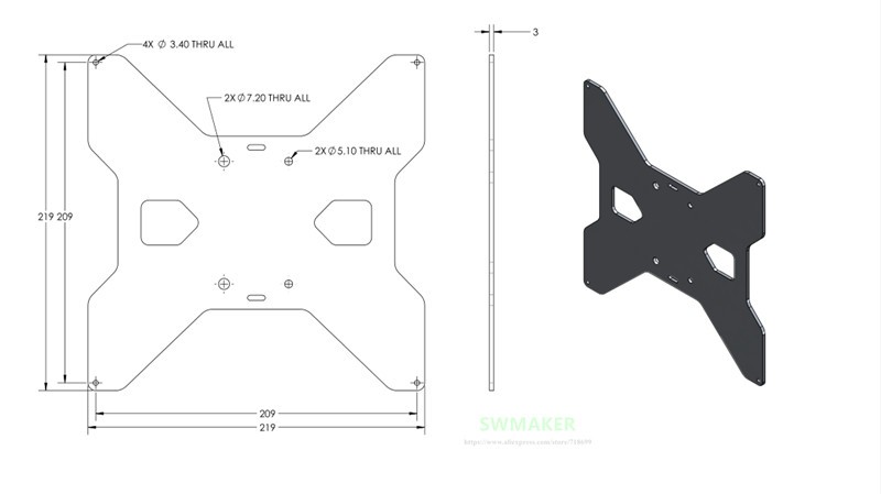 TEVO Tarantula aluminium Y Pod – Printer Stand recenzja i cena