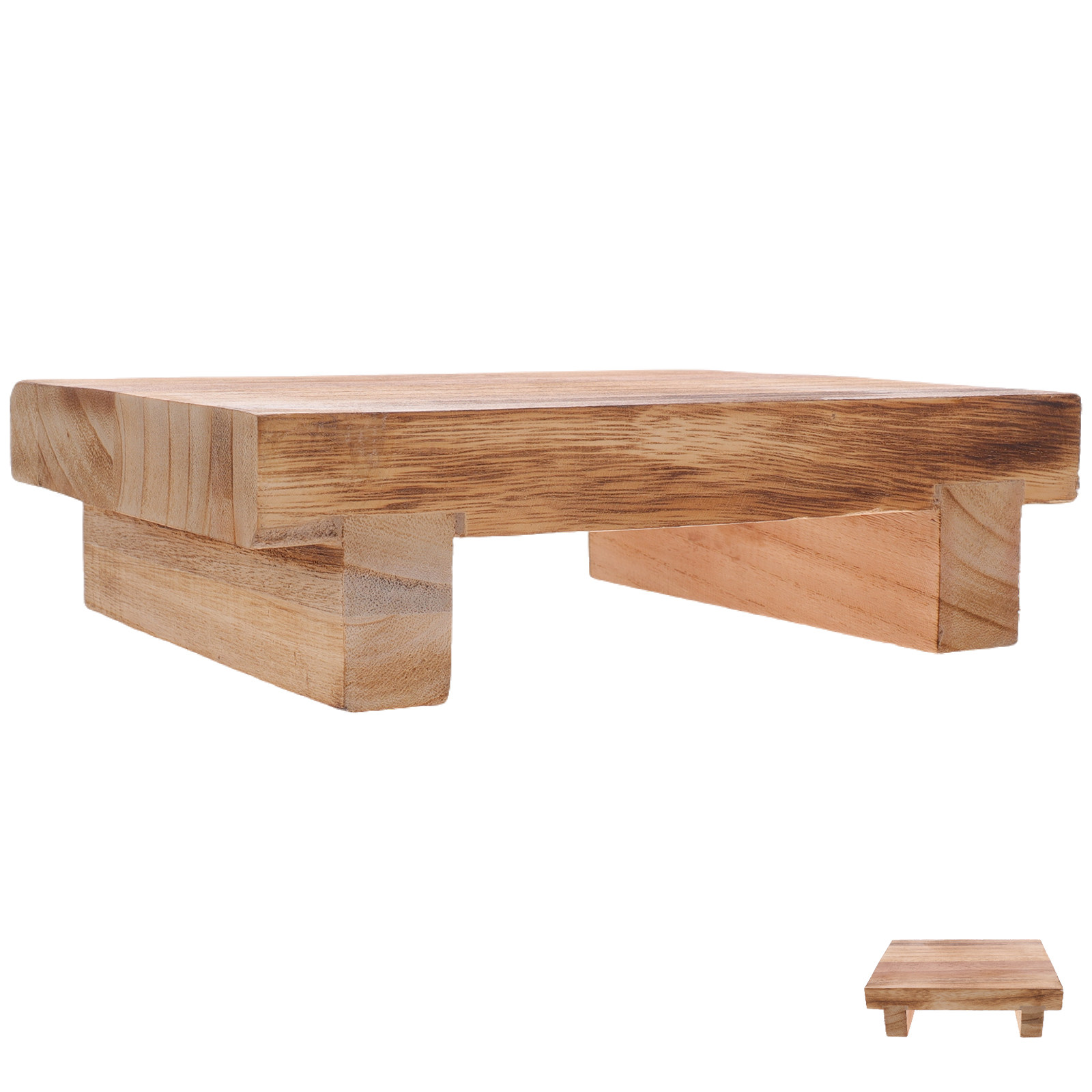 Drewniany stołek, podnóżek dla – Office Stool recenzja i cena