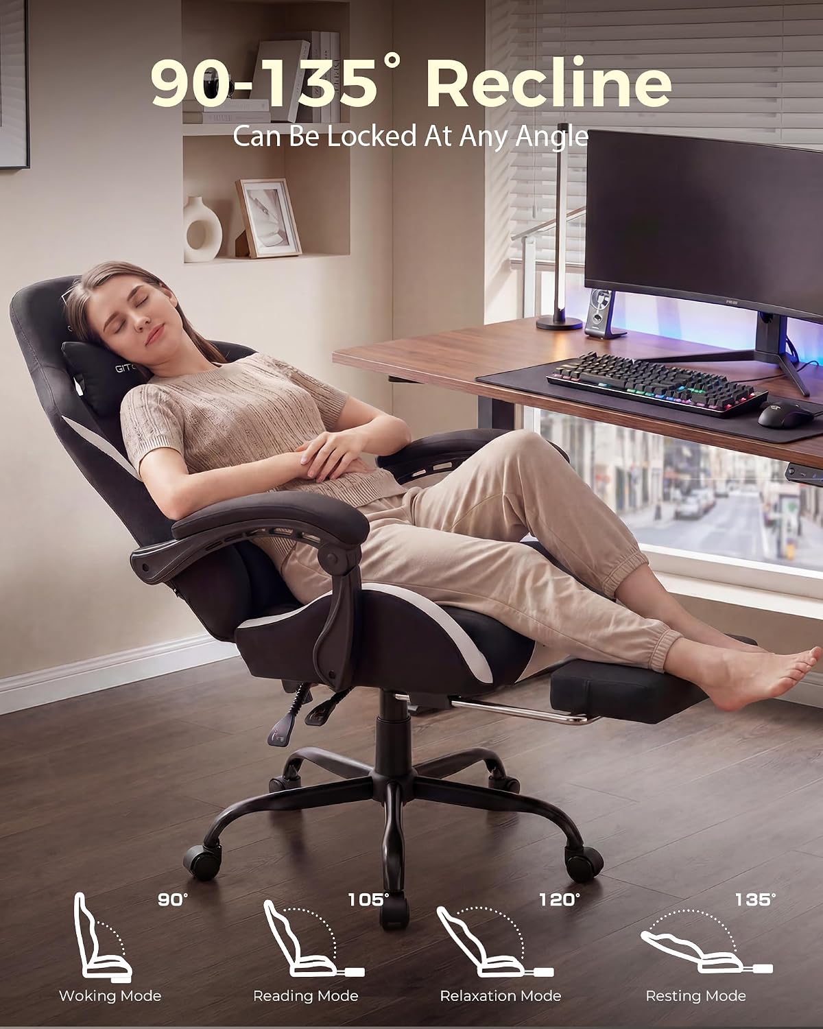 LUCKRACER – duża i wygodna krz – Office Chair Cushion recenzja i cena
