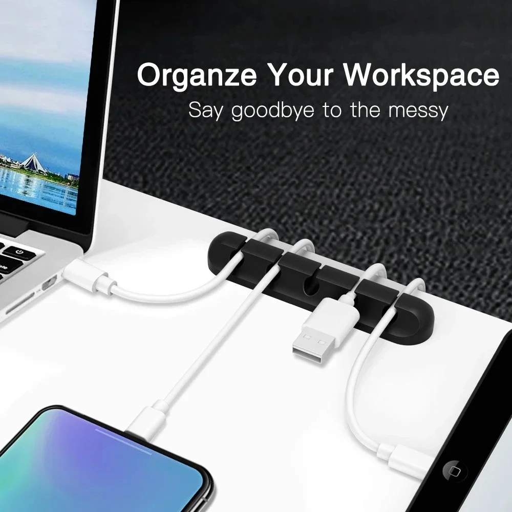 Silikonowy organizer do kabli  – Desk Organizer recenzja i cena