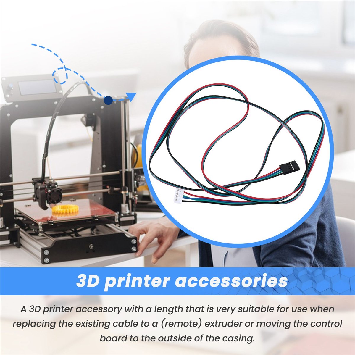 Przedłużony kabel do silnika k – Printer Stand recenzja i cena