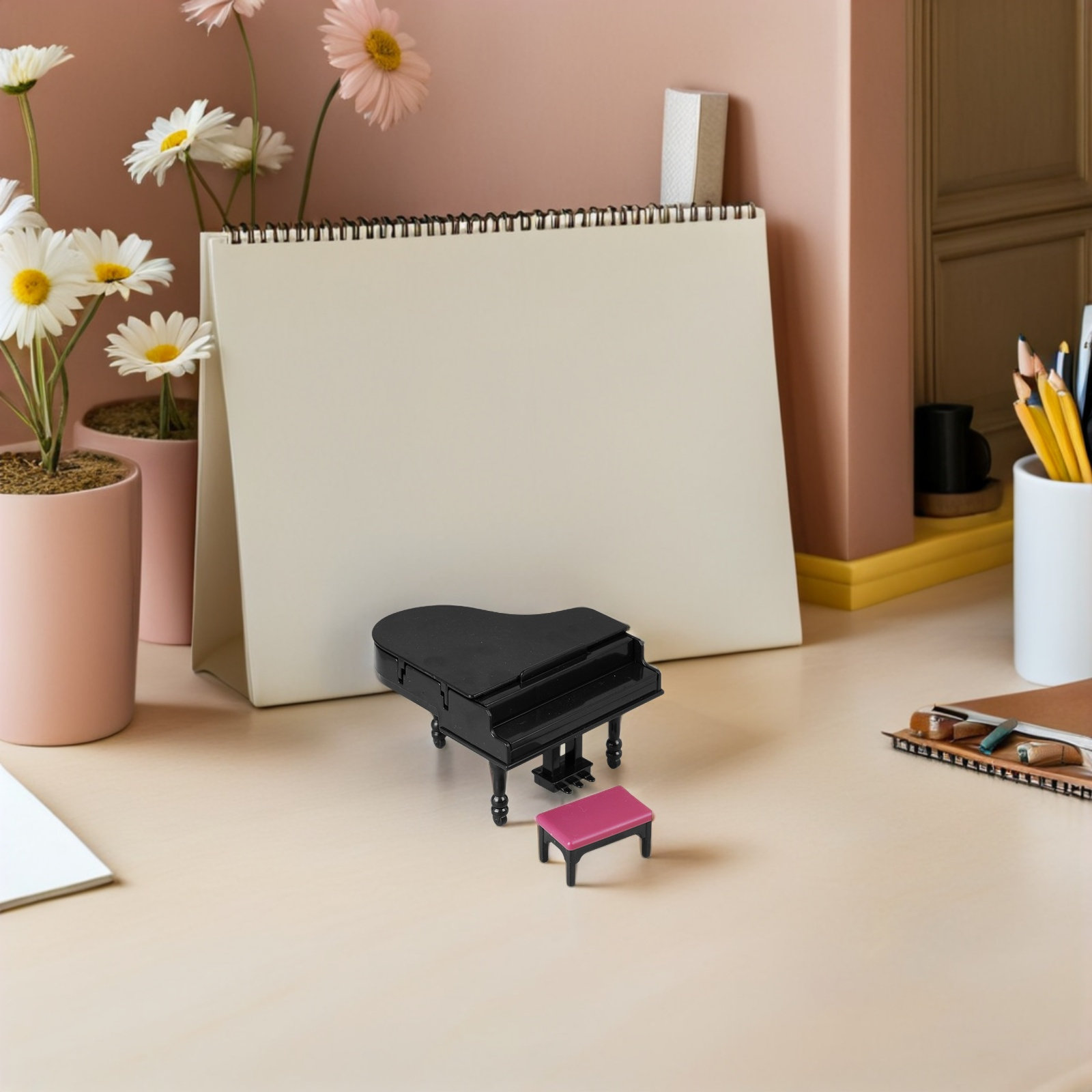 Miniaturowy zestaw pianina i s – Office Stool recenzja i cena